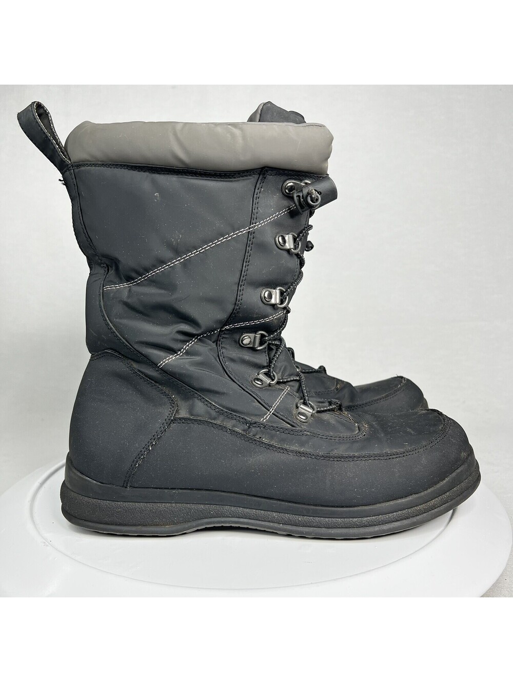 Athletech Thermolite Insulated Winter Boots/Snow Tread/Elastic Lace Front-Sz 11